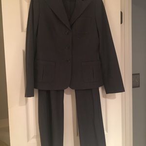 Two piece match gray suit
